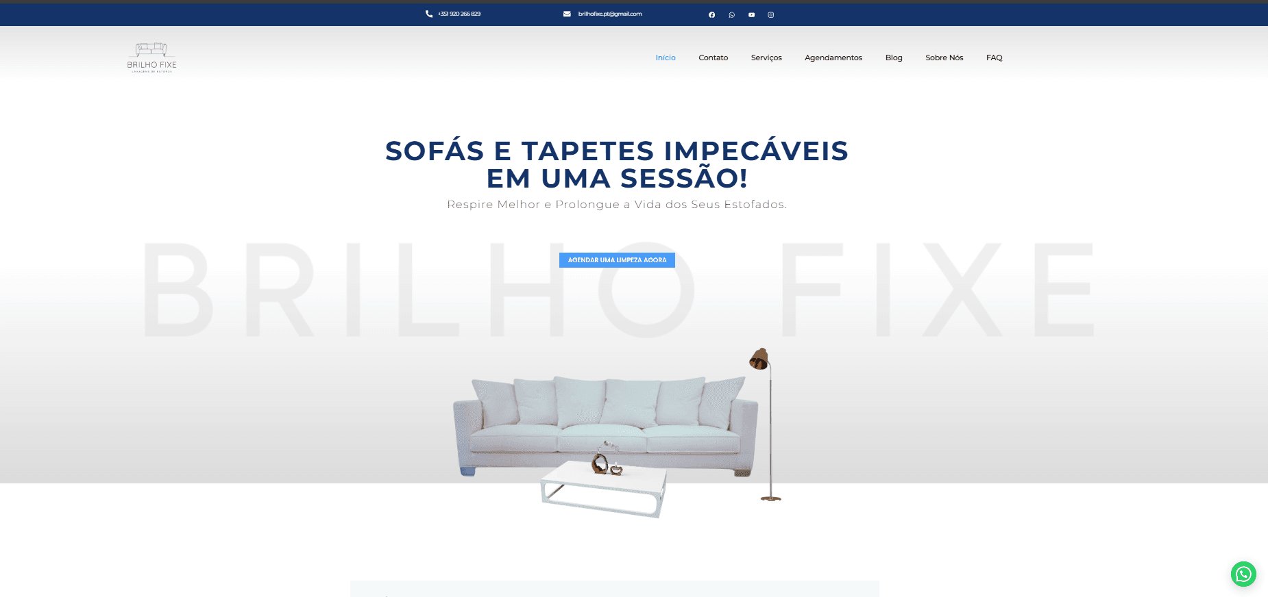 Site de Serviço de Limpeza